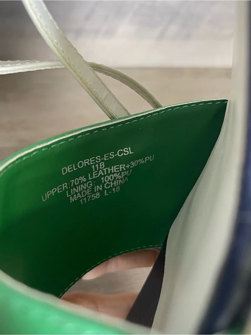 Lauren Ralph Lauren Womens 11 Kelly Green Blue Leather Strappy Espadrilles